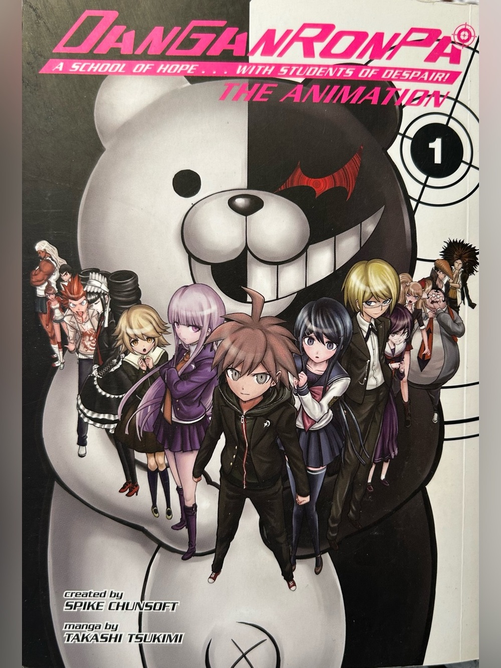 Danganronpa The Animation Volume 1 by Spike Chunsoft Graphic Novel Manga Anime
